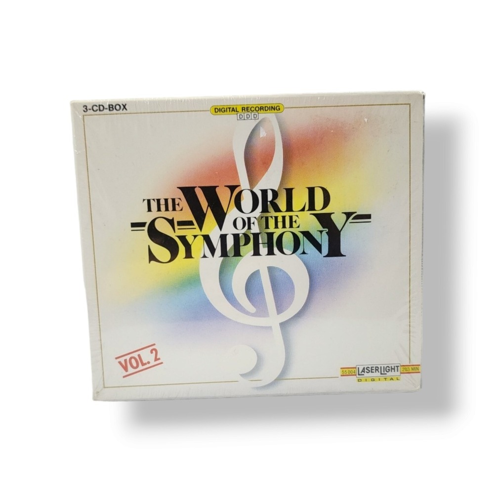 The World Of The Symphony Vol. 2 3-CD-Box 1990 Laser Light NEW Factory Sealed